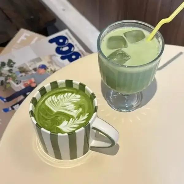 緑茶ラテ