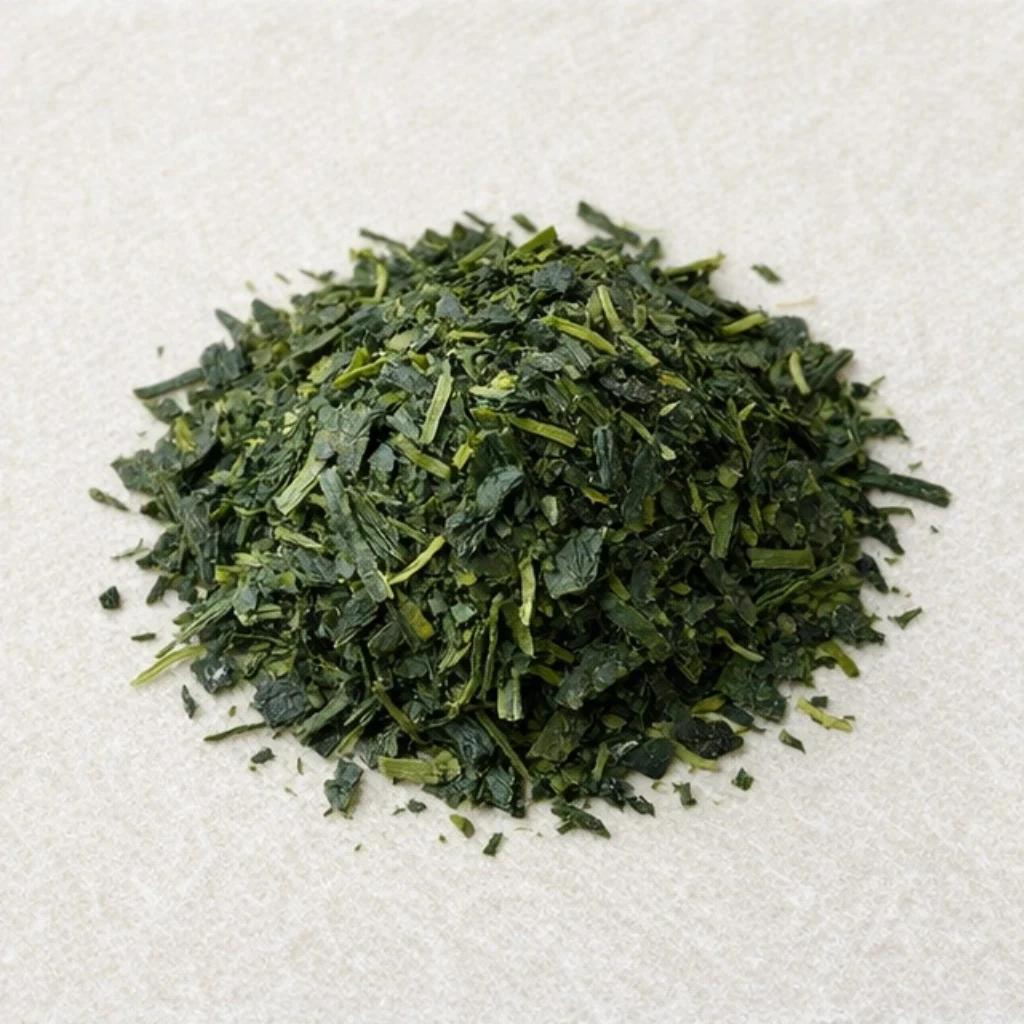 碾茶の茶葉