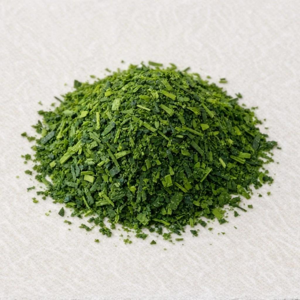 深蒸し緑茶の茶葉