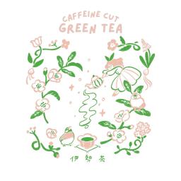 Isecha 无咖啡因（低咖啡因）绿茶 8 袋装（3）