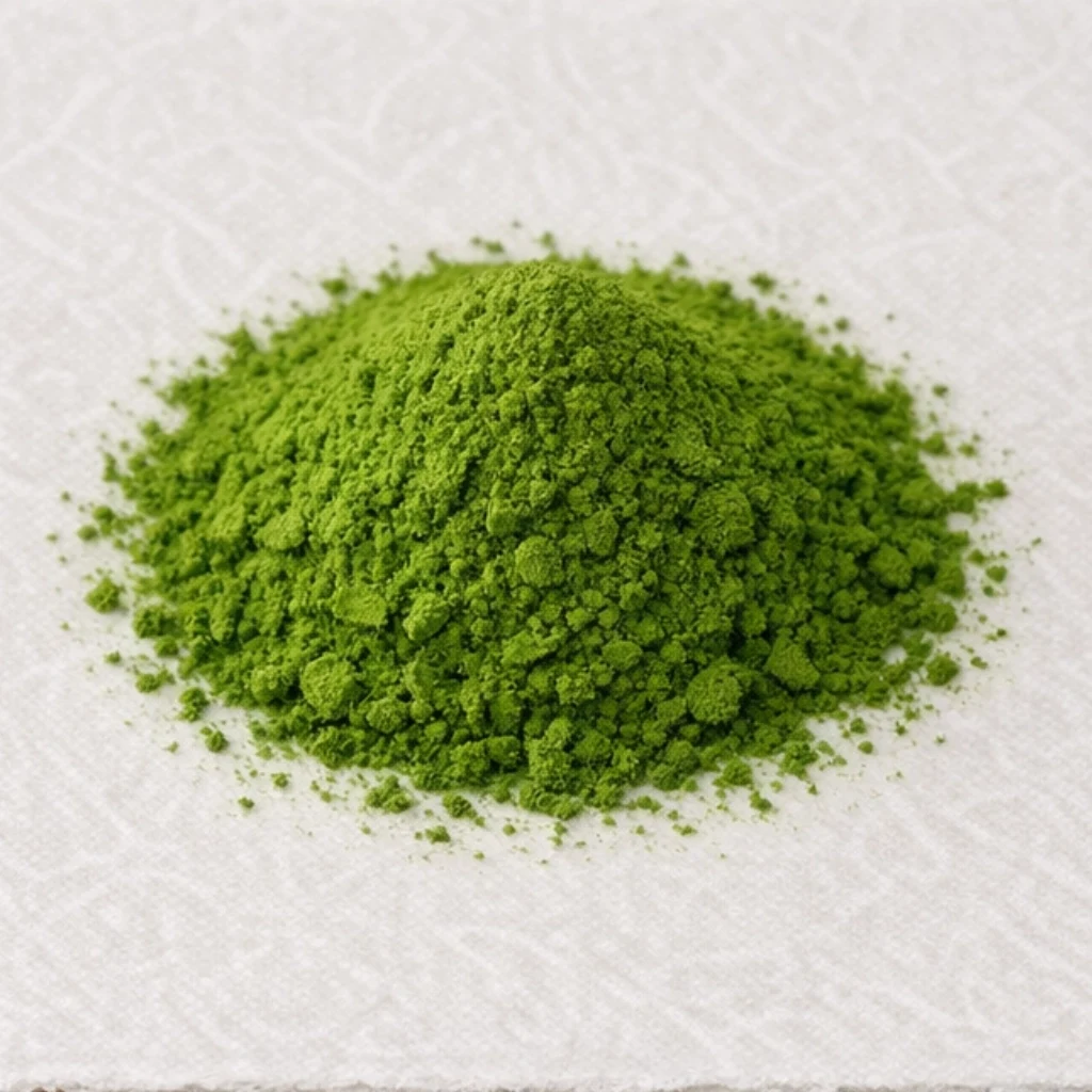 抹茶の粉末