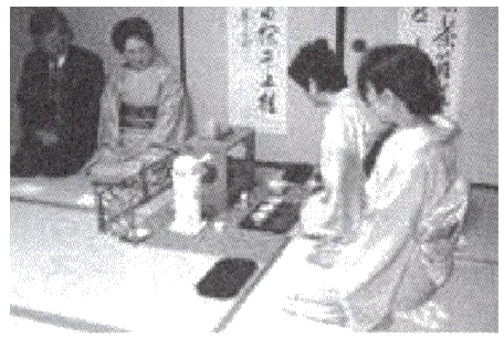 煎茶道茶会の一コマ
